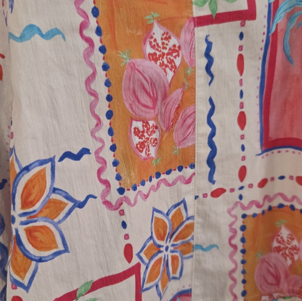Avec Les Filles Colorful Floral Dress NWT - Picture 2 of 12